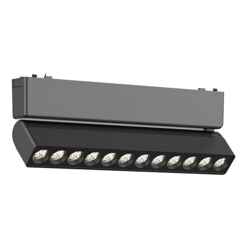ST675.446.12 Магнитный трековый светильник Черный LED 1*12W 4000K 710Lm Ra>90 >90 IP20 L230xW26xH81
