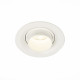 ST701.548.07 Св-к встр. Zoom Белый LED 1*7W 4000K 560Lm Ra 15°-60° IP20 D90xH65 170-240V