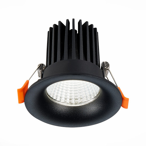 ST703.448.10 Св-к встр. Черный LED 1*10W 4000K 900Lm Ra>90 38° IP20 D85xH75 170-240V