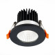 ST704.438.10 Св-к встр. Черный LED 1*10W 3000K 900Lm Ra>90 38° IP20 D80xH60 170-240V