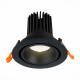 ST705.438.10 Св-к встр. Черный LED 1*10W 3000K 750Lm Ra>90 38° IP20 D102xH85 170-240V