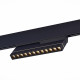 ST805.436.12 Магнитный трековый светильник Черный LED 1*12W 3000K 450Lm Ra>90 36° IP20 L220xW22xH117