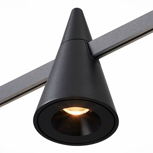 ST813.406.05 Магнитный трековый светильник FARM Черный LED 1*5W 3000K 325Lm Ra90 60 IP20 D70xH115 24