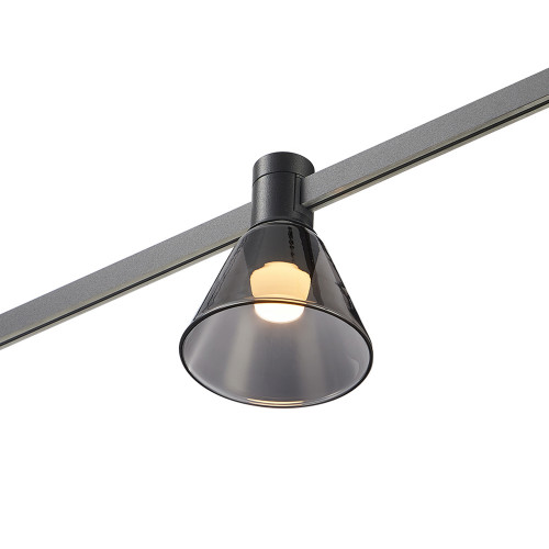 ST814.406.03 Магнитный трековый светильник FARM Черный LED 1*3W 3000K 78Lm Ra90 120 IP20 D90xH102 24