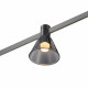 ST814.406.03 Магнитный трековый светильник FARM Черный LED 1*3W 3000K 78Lm Ra90 120 IP20 D90xH102 24