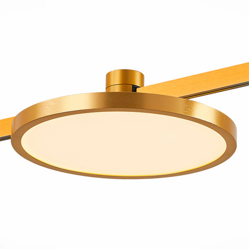 ST818.206.12 Магнитный трековый светильник FARM Золотистый LED 1*10W 3000K 520Lm Ra90 120 IP20 D168x