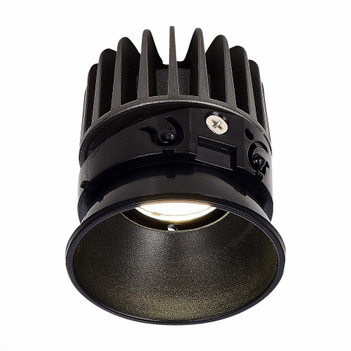 ST851.438.12 Светодиодный модуль Черный LED 1*12W 3000K 960Lm Ra>90 36° IP20 D69xH85 220-240V